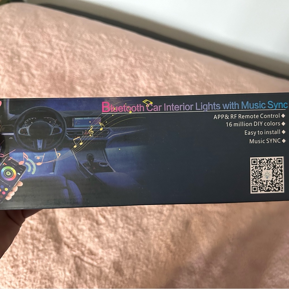 Bluetooth car interior lights with Bluetooth sync